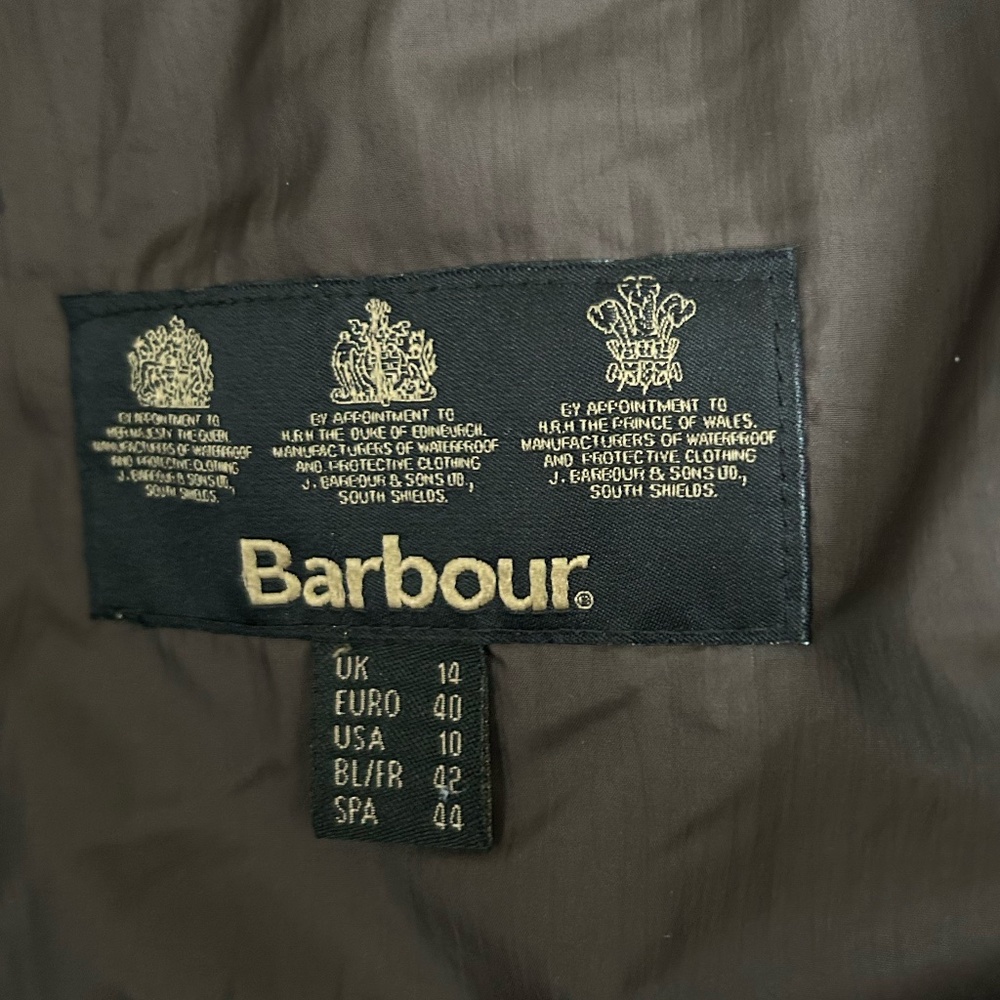 BROWN Barbour Cavalry Quilted polar fleece lined jacket - Picture 5 of 11